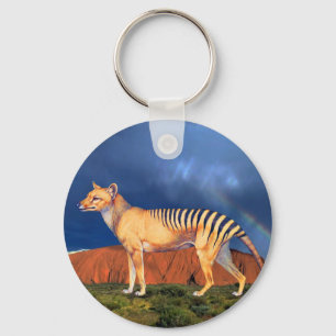 Thylacine (tasmanischer Tiger) Schlüsselanhänger