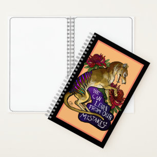 Thylacine Wir können lernen Notizbuch