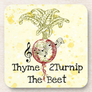Thyme 2Turnip Beet Beverage Coaster Getränkeuntersetzer