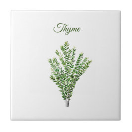 Thyme Herb Greenery Küche Kulinarisch Grüne Pflanz Fliese