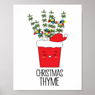 Thyme-Kräuterpuppe Poster