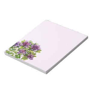 Thyme mit Aquarelltafel bemalt Notizblock