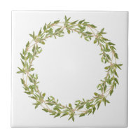 THYME WREATH 4,25" Keramik Tile