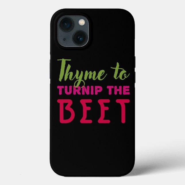 Thyme zu verdrehen, die Rübe Vegan Case-Mate iPhone Hülle (Rückseite)