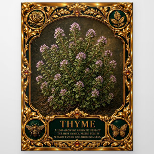 Thymian, Juwelen-Erbstück Kunst Postkarte