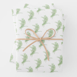 Thymianzeichnung Geschenkpapier Set