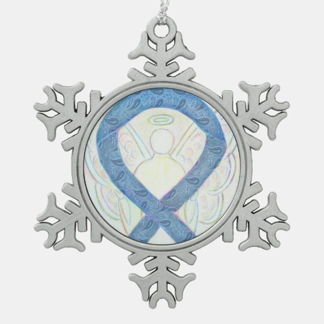 Thyroid Sensibilisation Ruban Angel Ornement (Devant)