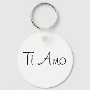 Ti Amo/I Liebe Sie Schlüsselanhänger