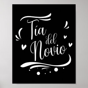 Tia del Novio Spanische Hochzeit Poster