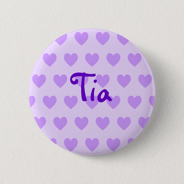 Tia Lila Button (Vorderseite)
