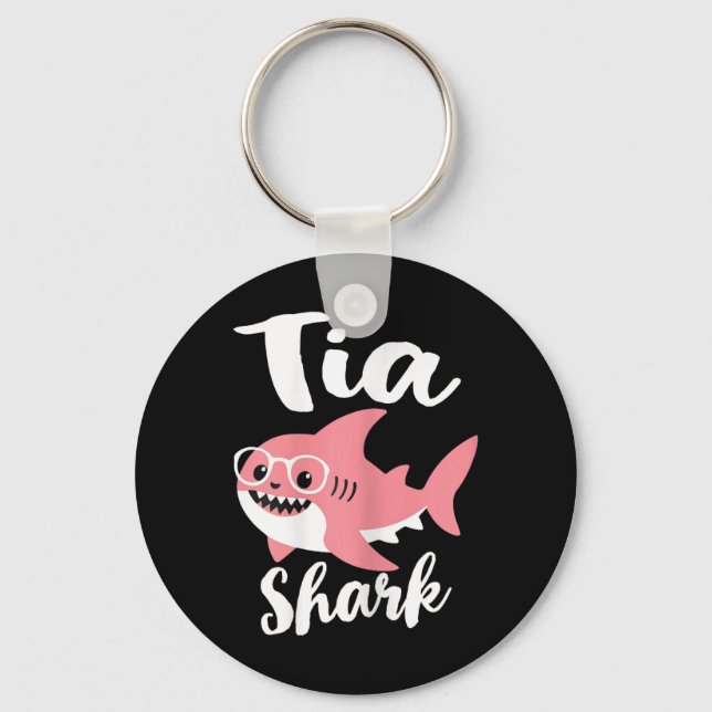 Tia Shark Mother's Day Oma Funny Schlüsselanhänger (Vorderseite)