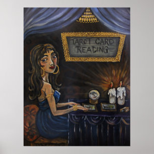 Tia Tarot Card Reader Poster