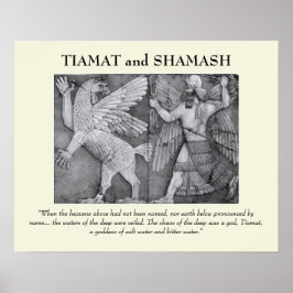 Tiamat und Shamash Poster