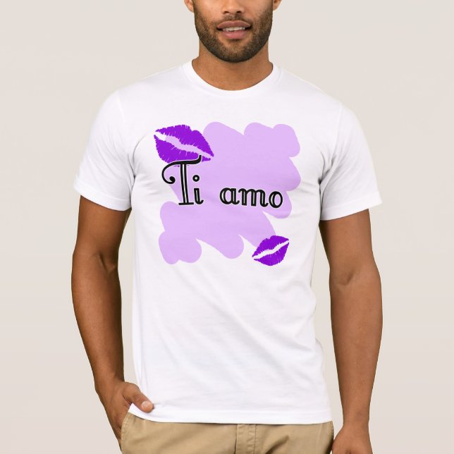 Tiamo - Liebe des Italieners I Sie T-Shirt (Vorderseite)