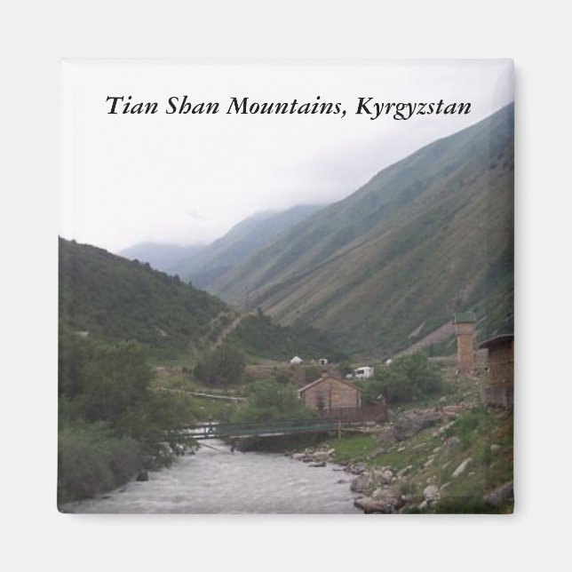 Tian Shan Mountains, Kirgisistan Magnet (Vorne)