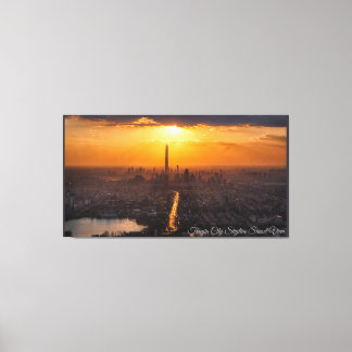 Tianjin Sunset Leinwand Art