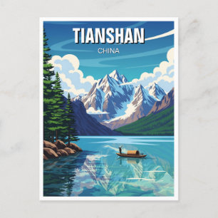 Tianshan Xinjiang China Postkarte
