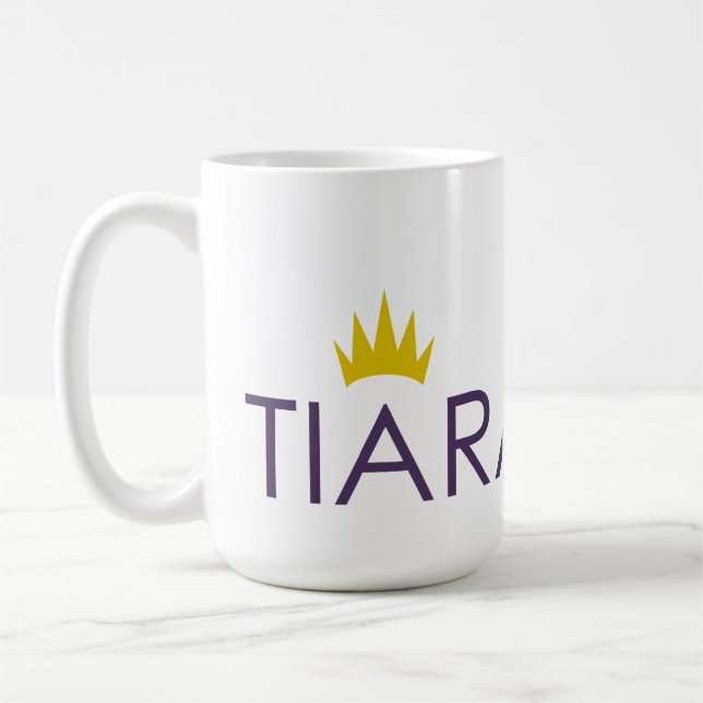 Tiara-Logo-Kaffee-Tasse Kaffeetasse (Links)