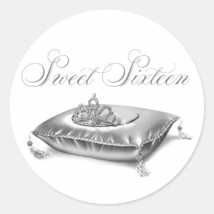Tiara Princess 16 . Geburtstag Stickers