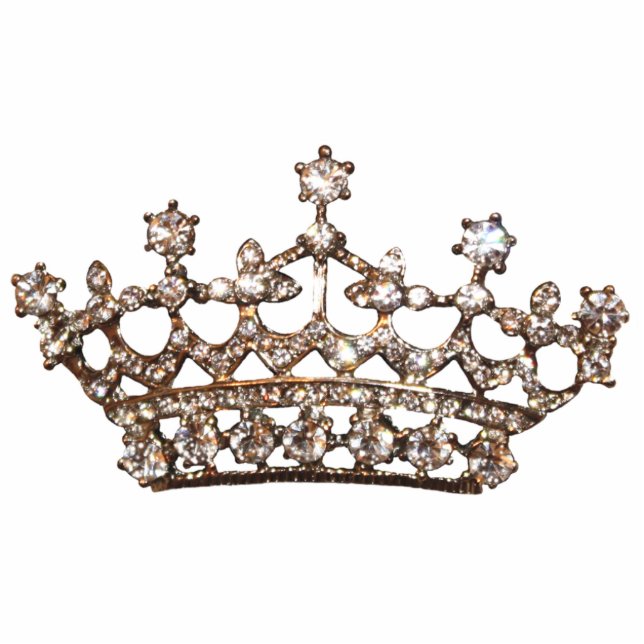 Tiara und Gemüseskulptur Freistehende Fotoskulptur (Vorne)