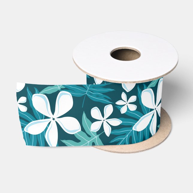 TIARE (AQUAMARIN) SATINBAND (Spule)