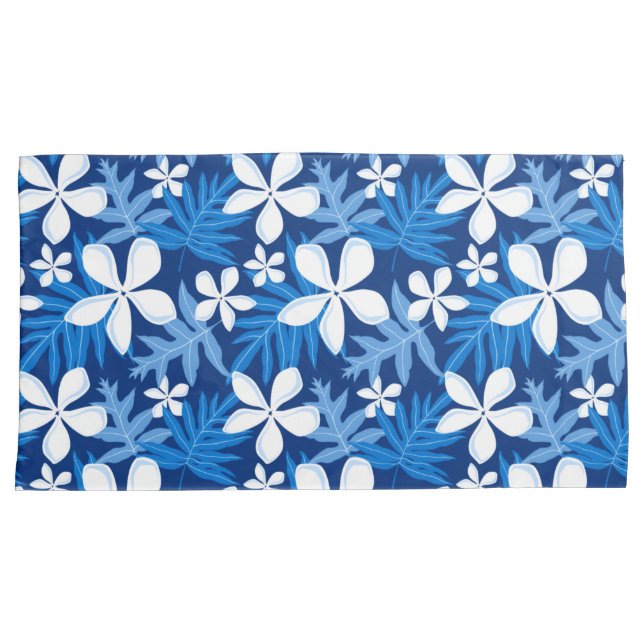TIARE (BLAU) KISSENBEZUG (Vorderseite-Rechts)