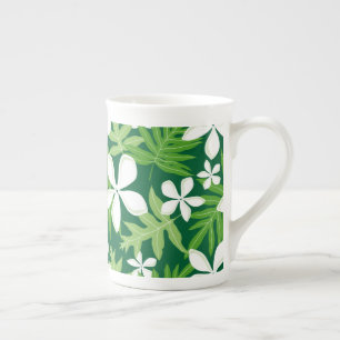 TIARE (GRÜNE) KNOCHENCHINA TASSE