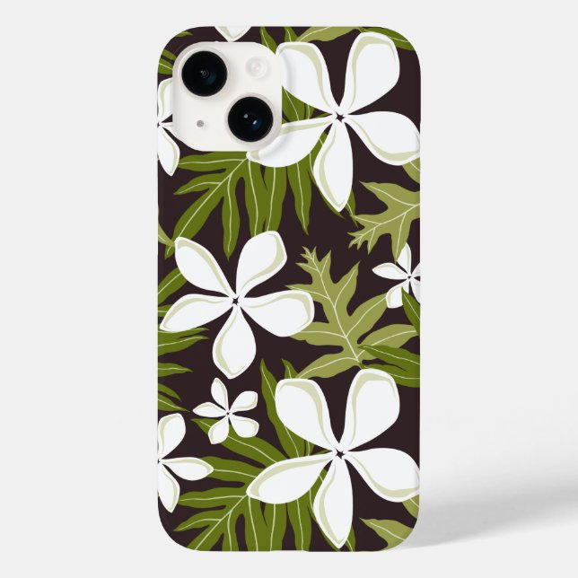 TIARE (OLIVE) Fall Mate iPhone Case-Mate iPhone 14 Hülle (Rückseite)