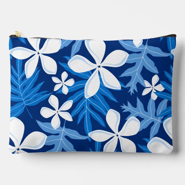 TIARE PATTER IN BLAU ZUBEHÖRTASCHE (Vorderseite)