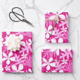 TIARE (WARNPINK) GESCHENKPAPIER SET