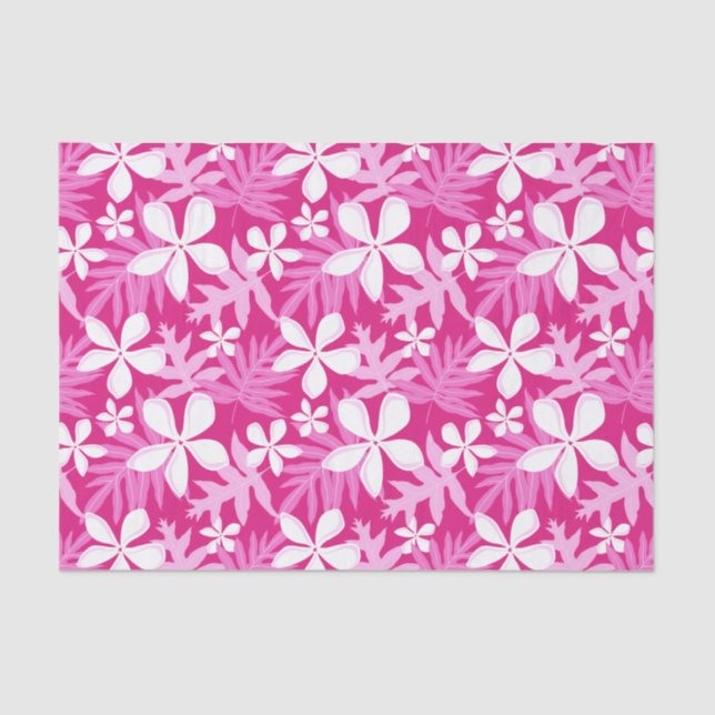 TIARE (WARNPINK) SEIDENPAPIER (Vorderseite)