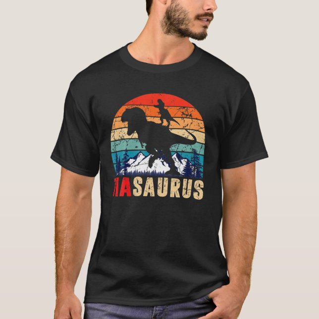 Tiasaurus T Rex Dinosaurier Tia Saurus Funny Mothe T-Shirt (Vorderseite)
