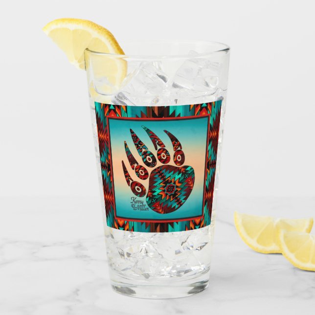 Tibal Bear Paw Glass Glas (Vorderseite Ice)