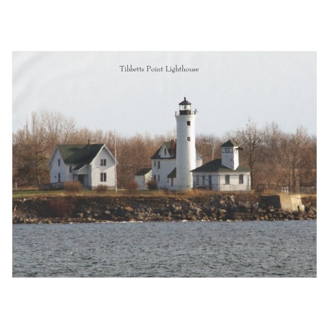 Tibbetts Point Lighthouse Tischtuch Tischdecke (Vorderseite (Horizontal))