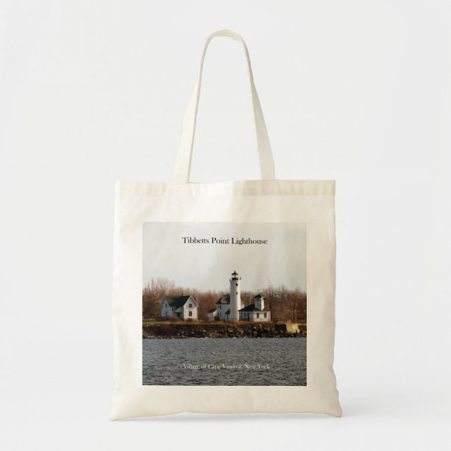 Tibbetts Point Lighthouse Tote-Tasche Tragetasche (Vorne)