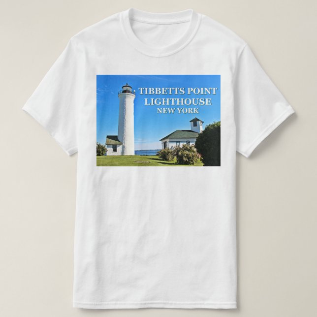 Tibbetts Punkt-Leuchtturm, New- YorkT - Shirt (Design vorne)