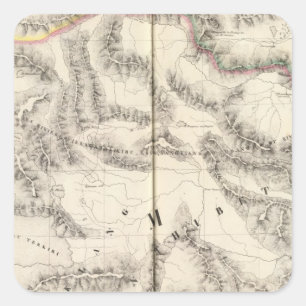 Tibet, Asien 70 Quadratischer Aufkleber