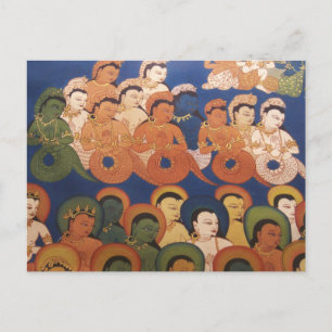 Tibet aus dem 11. Jahrhundert in Nagas und Devas Postkarte