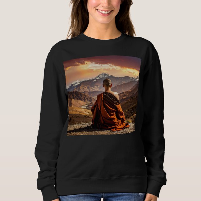 Tibet - Buddhismus - Meditation Sweatshirt (Vorderseite)