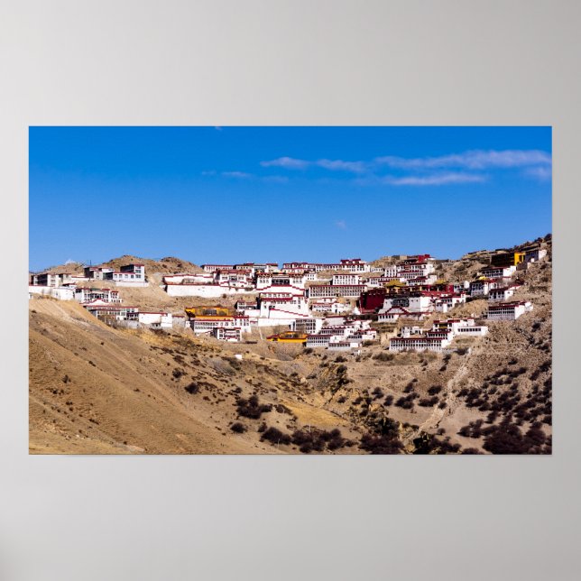 Tibet - Buddhistisches Kloster Ganden Poster (Vorne)