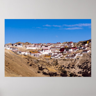 Tibet - Buddhistisches Kloster Ganden Poster