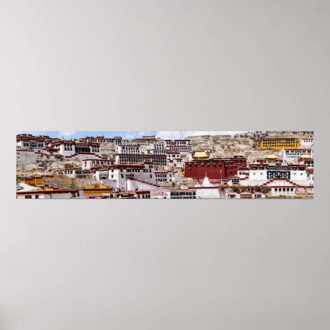 Tibet - Buddhistisches Kloster Ganden Poster (Vorne)