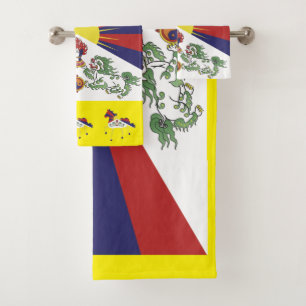 Tibet & Drapeau Tibétain salle de bain mode / Him