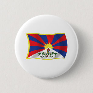 Tibet-Flag Button