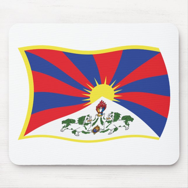 Tibet Flag Mousepad (Vorne)