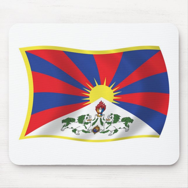 Tibet Flag Mousepad (Vorne)