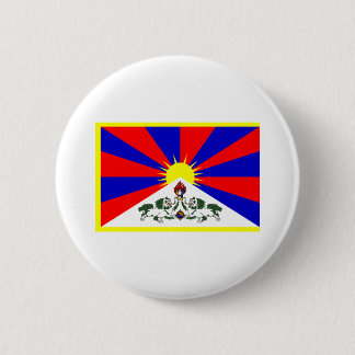 Tibet-Flagge Button