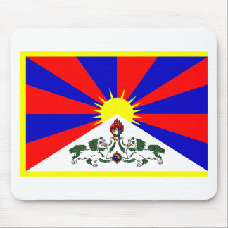 Tibet-Flagge Mousepad