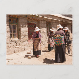 Tibet Frauen Postkarte