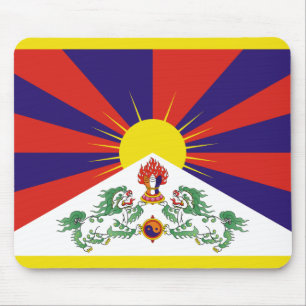 Tibet freie Flagge Mousepad